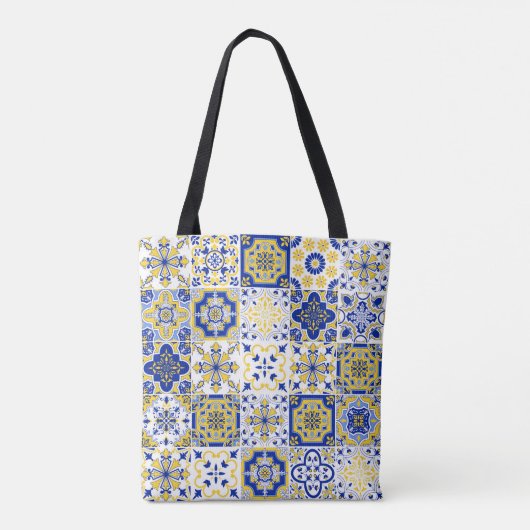 Portuguese Tiles Pattern  Tote Bag (Achterkant)