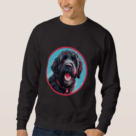 Portuguese Water Dog Breed Dog Design 1 Trui (Voorkant)