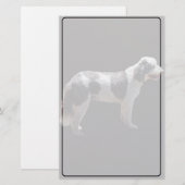 Portuguese Water Dog Briefpapier (Voorkant / Achterkant)