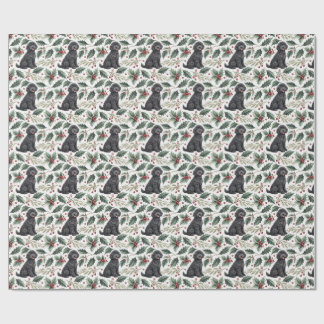 Portuguese Water Dog Christmas Wrapping Paper Cadeaupapier