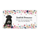 Portuguese Water Dog Etiket (Voorkant)