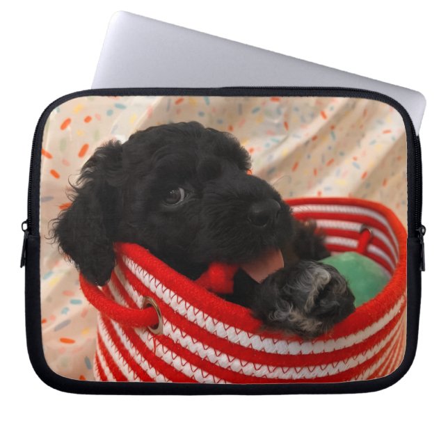 Portuguese Water Dog Laptop Sleeve (Voorkant)
