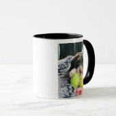 Portuguese Water Dog Playful Mug (Travel/Stein +) Mok (Voorkant rechts)
