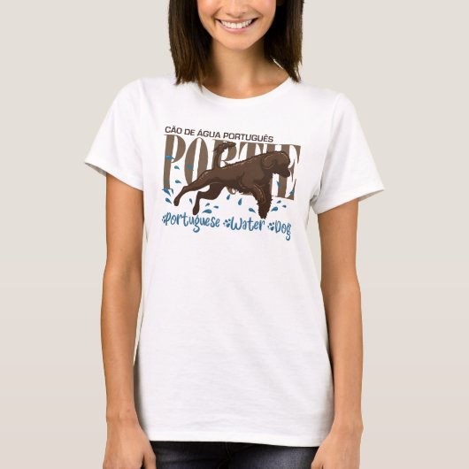 Portuguese Water Dog - Portie T-shirt (Voorkant)