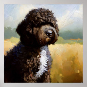 Portuguese Water Dog Poster