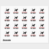 Portuguese Water Dog Ronde Sticker (Vel)