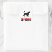 Portuguese Water Dog Ronde Sticker (Tas)