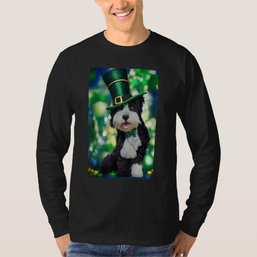 Portuguese Water Dog St Patricks Day Irish T-shirt (Voorkant)