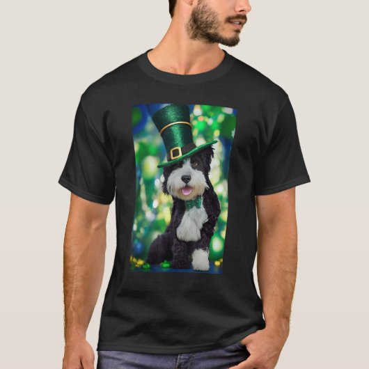 Portuguese Water Dog St Patricks Day Irish T-shirt (Voorkant)