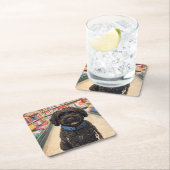 Portuguese Water Dogs Anime Anemi Paper Coasters Kartonnen Onderzetters (Insitu)