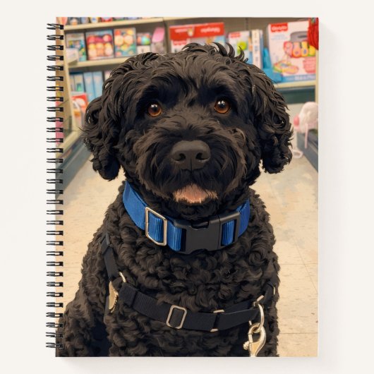 Portuguese Water Dogs Anime Anemi Spiral Notebook Notitieboek (Voorkant)