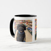 Portuguese Water Dogs Anime Coffee Mug Mok (Voorkant links)