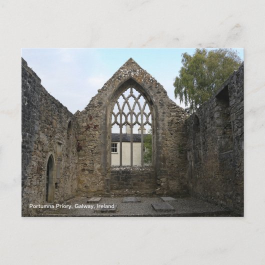 Portumna Priory Ruin Ierland Briefkaart (Voorkant)
