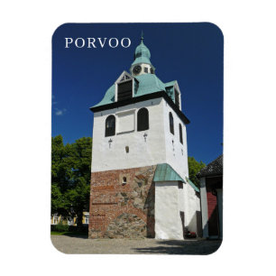 Porvoo Kathedraal Bell Tower uitzicht koelkastmagn Magneet