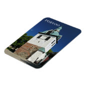 Porvoo Kathedraal Bell Tower uitzicht koelkastmagn Magneet (Linkerzijde)