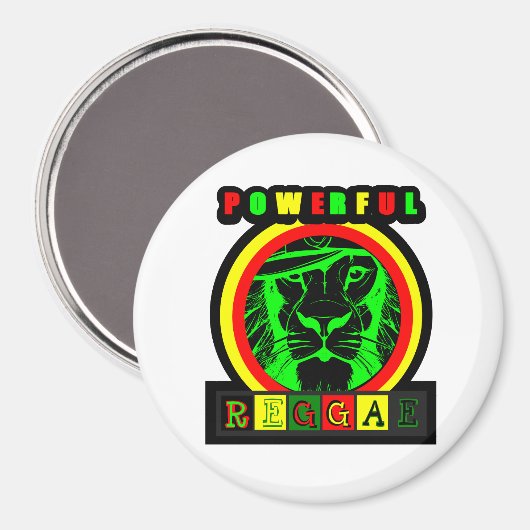 Porwerful Reggae Magneet (Voorkant / Achterkant)