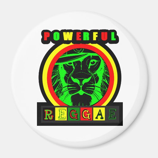 Porwerful Reggae  Magneet (Voorkant)