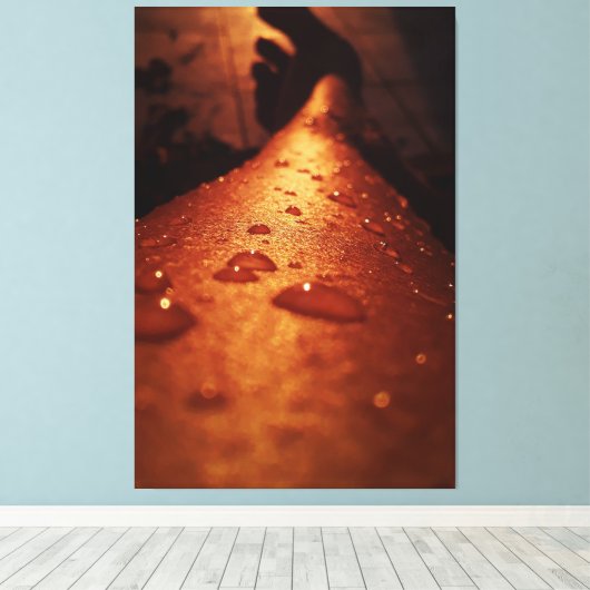 Pós-chuva Canvas Afdruk (Insitu (Houten vloer))