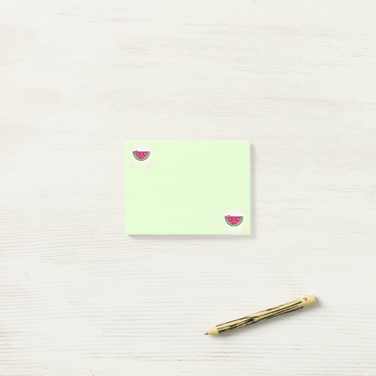 Pos-it Melancia Post-it® Notes (Op bureau)