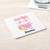 Posa vasos Lotus Vacation Kartonnen Onderzetters (Schuin)