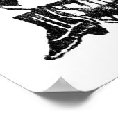 Posada Calavera Boots and Skull Poster (Hoek)