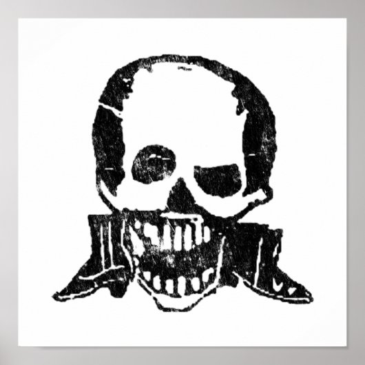 Posada Calavera Boots and Skull Poster (Voorkant)