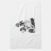 Posada Cavalera Courting Skeleton Couple Theedoek (Verticaal)