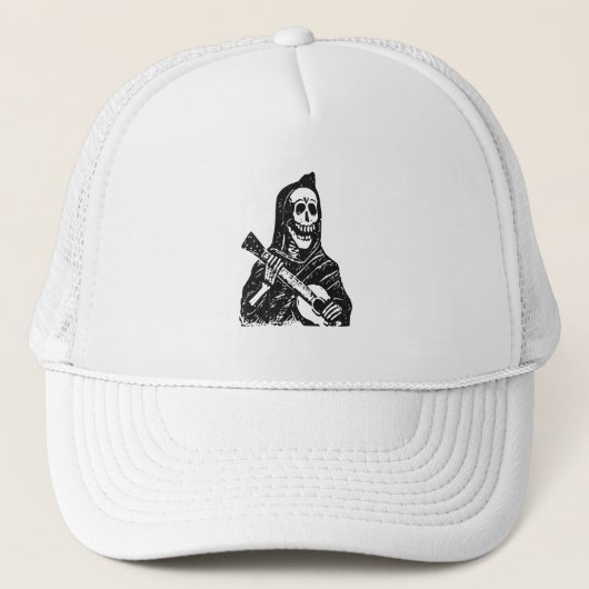 Posada Skeleton (Cavalera) met Guitar Trucker Pet (Voorkant)
