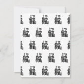 Posada Skeleton Couple Kaart (Achterkant)