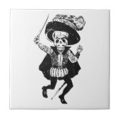 Posada Swashbucking Calavera (Skeleton) Tegeltje (Voorkant)