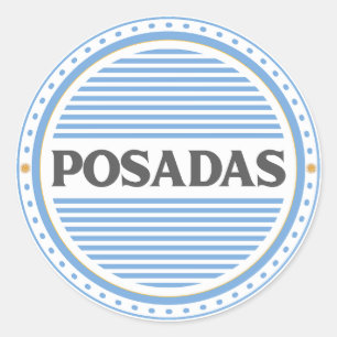 Posadas City Pride Embleem – Argentijnse identitei Ronde Sticker
