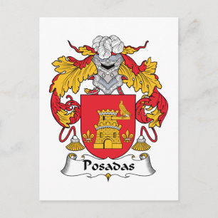 Posadas Family Crest Briefkaart