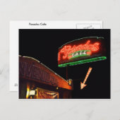 Posados Cafe Neon Sign Briefkaart (Voorkant / Achterkant)