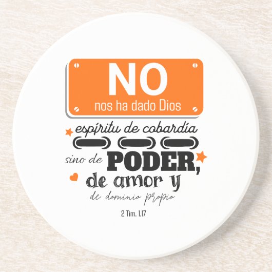 Posavaso Bienaventurado Zandsteen Onderzetter (Voorkant)