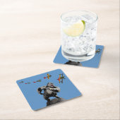 Posavasos Cuadrado De Papel King Kartonnen Onderzetters (Insitu)