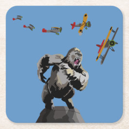 Posavasos Cuadrado De Papel King Kartonnen Onderzetters