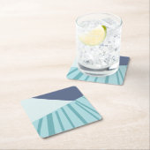 Posavasos de cartón blå kartonnen onderzetters (Insitu)