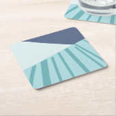 Posavasos de cartón blå kartonnen onderzetters (Schuin)