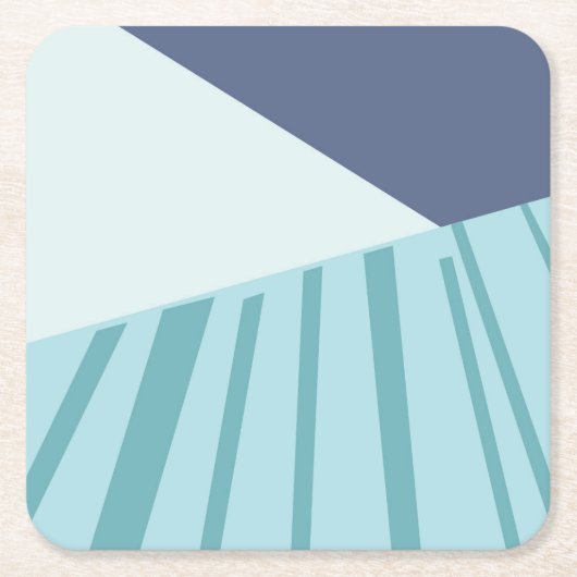 Posavasos de cartón blå kartonnen onderzetters (Voorkant)