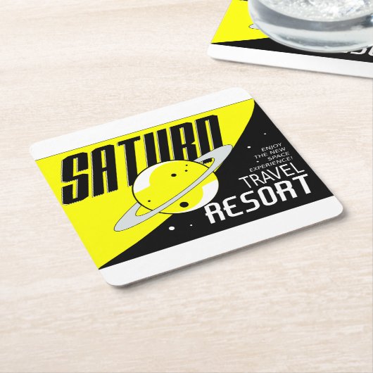 Posavasos de cartón con diseño espacial kartonnen onderzetters (Schuin)