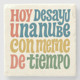 Posavasos de piedra Desayuno surrealista Stenen Onderzetter