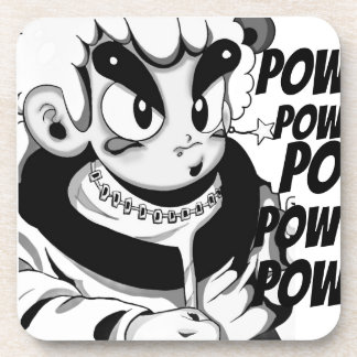 Posavasos de plástico duro bier onderzetter