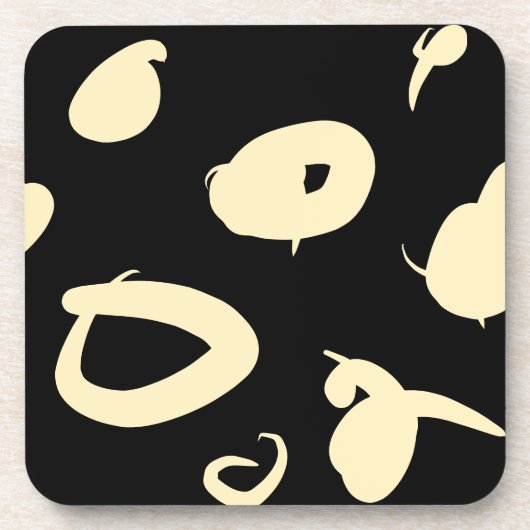 Posavasos Monasterio acrílico abstracto moderno Bier Onderzetter (Voorkant)