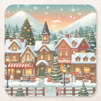 Posavasos Navideño Vintage | Regalo y Decoración  Kartonnen Onderzetters