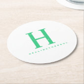 Posavasos Ronde Kartonnen Onderzetter (Gebogen)