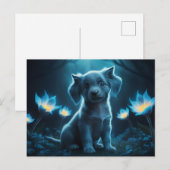 Poscards Chat Bleu 06 Briefkaart (Voorkant / Achterkant)