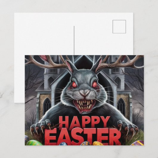 Poscards Happy Easter 03 Briefkaart (Voorkant / Achterkant)