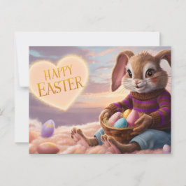 Poscards Happy Easter Lapin 09 Briefkaart