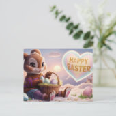 Poscards Happy Easter Lapin 10 Briefkaart (Staand voorkant)