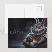 Poscards Happy Easter Lapin Oeuf Horror 02 Briefkaart (Voorkant / Achterkant)
